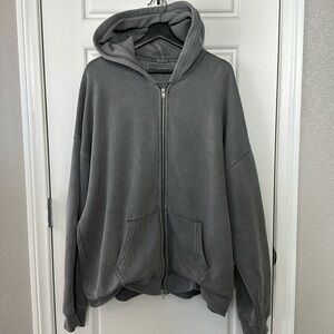 Abercrombie Essential Oversized Zip Up Hoodie